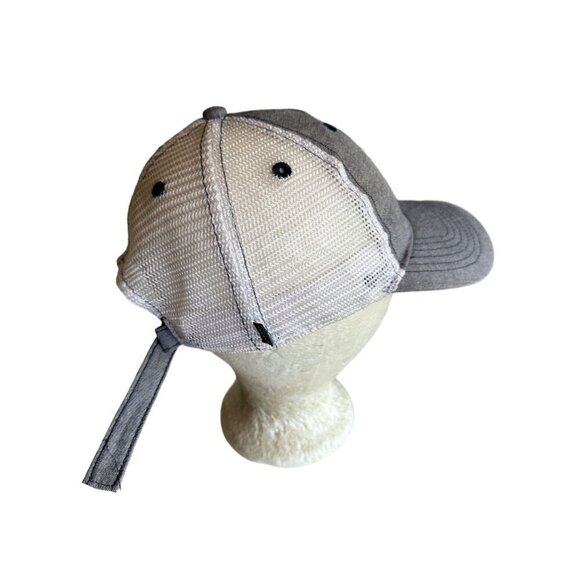Legacy Marco Island Anchor Baseball Cap Adjustable Fit Grey & White Mesh Back - Picture 7 of 9